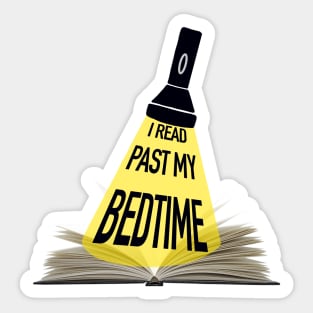 I Read Past my Bedtime Sticker